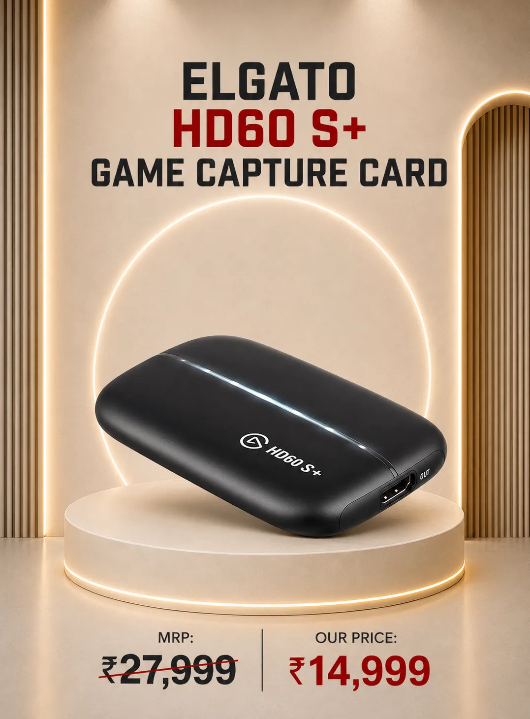 Elgato HD60 S+ Game Capture Card